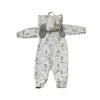 Monica & Andy Ivory & Black Bunny Hooded Ears One Piece - Size 0 - 3 Months - Bounce Mkt