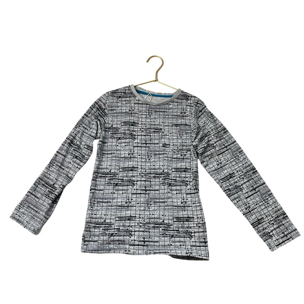 Mothercare Gray & Black Pattern Shirt - Size 9 - 10 - Bounce Mkt