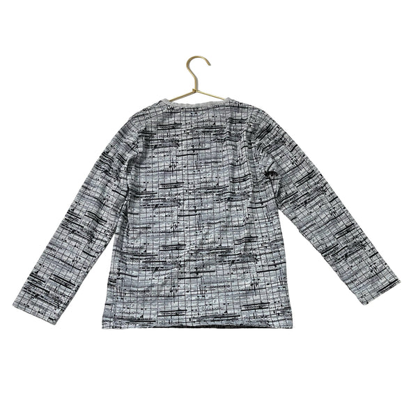 Mothercare Gray & Black Pattern Shirt - Size 9 - 10 - Bounce Mkt