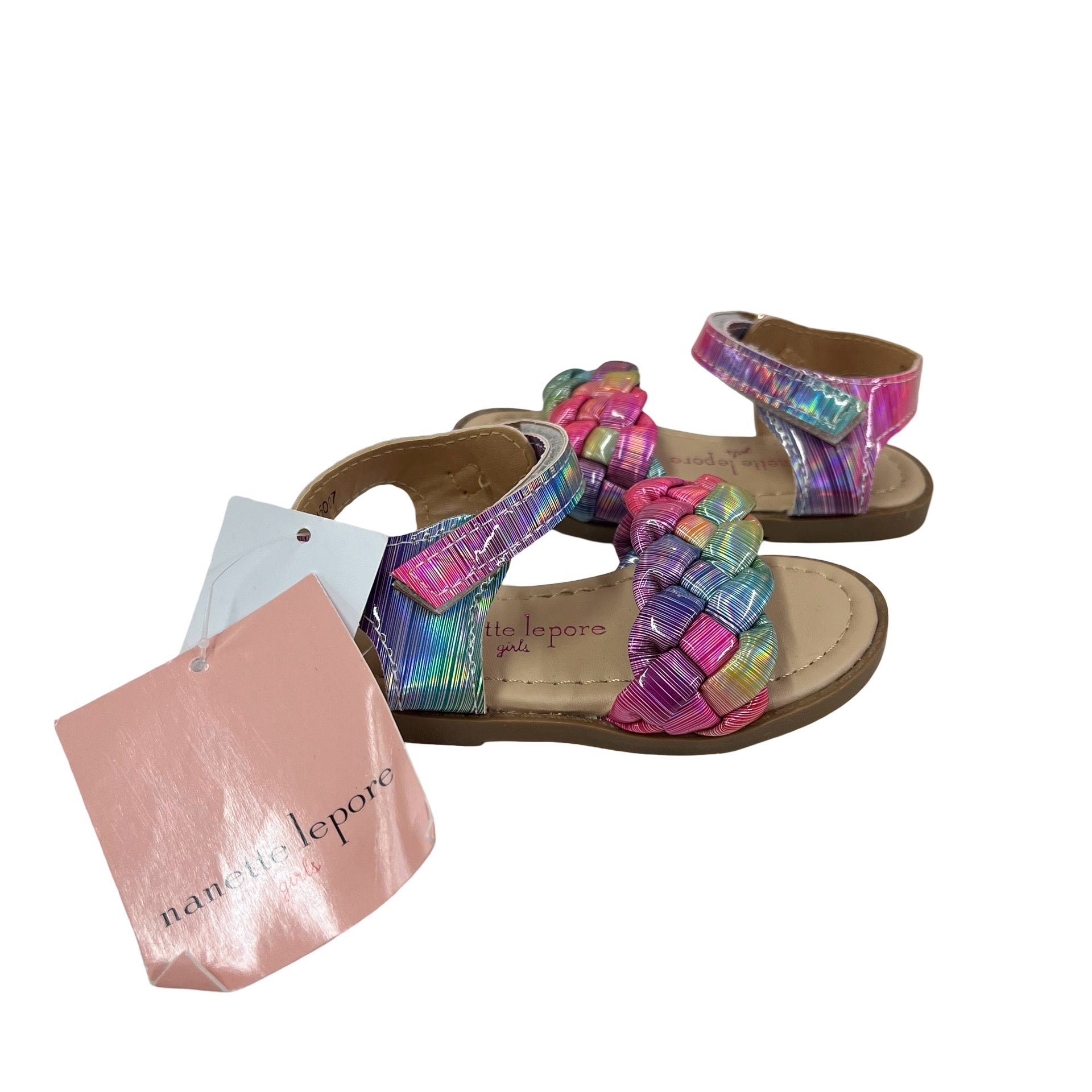 Nanette Lepore Metallic Multi - Color Sandals with Tags - Size 5 - Bounce Mkt