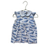 Nantucket Kids Ivory & Blue Whale Print Sleeveless Dress - Size 18 - 24 Months - Bounce Mkt