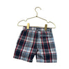Nautica Navy, White, Red Plaid Shorts - Size 24 Mo - Bounce Mkt