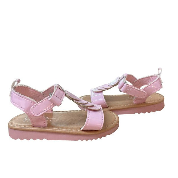 Nicole Miller Pink Patent Heart Sandals - Size 5 - Bounce Mkt