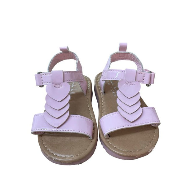 Nicole Miller Pink Patent Heart Sandals - Size 5 - Bounce Mkt