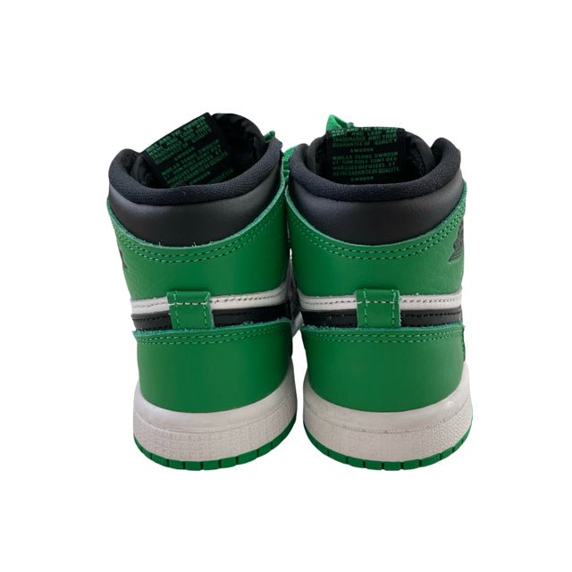 Nike Air Jordan Black, White, Green High - Top Sneakers - Size 9C - Bounce Mkt