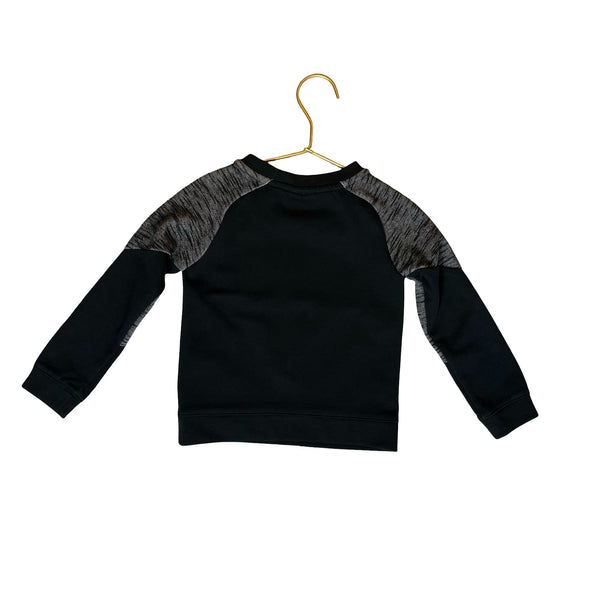 Nike Black & Gray Logo Sweatshirt - Size 2T - Bounce Mkt