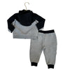 Nike Black & Gray Zip - Up Hoodie & Jogger Set - Size 18 Mo - Bounce Mkt