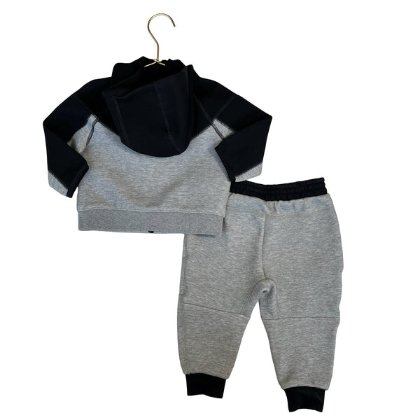 Nike Black & Gray Zip - Up Hoodie & Jogger Set - Size 18 Mo - Bounce Mkt