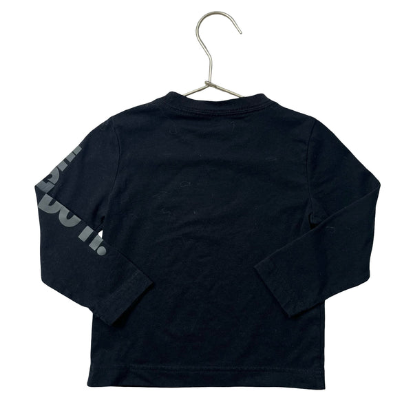 Nike Black Logo Shirt - Size 2T - Bounce Mkt
