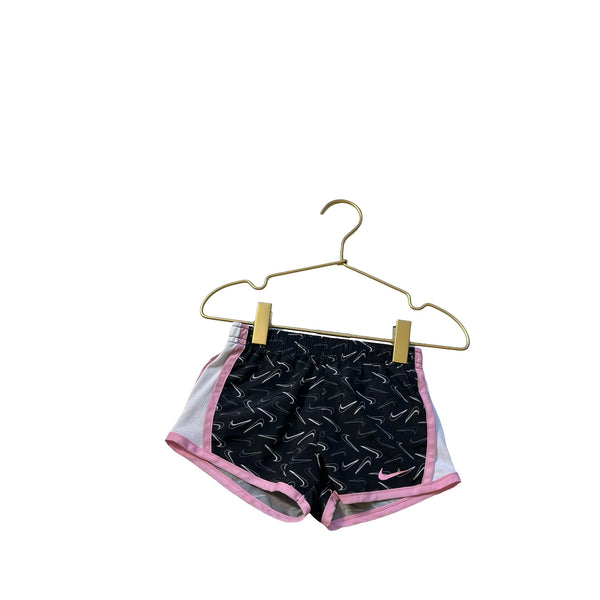 Nike Black & Pink Athletic Shorts - Size 12 Mo - Bounce Mkt
