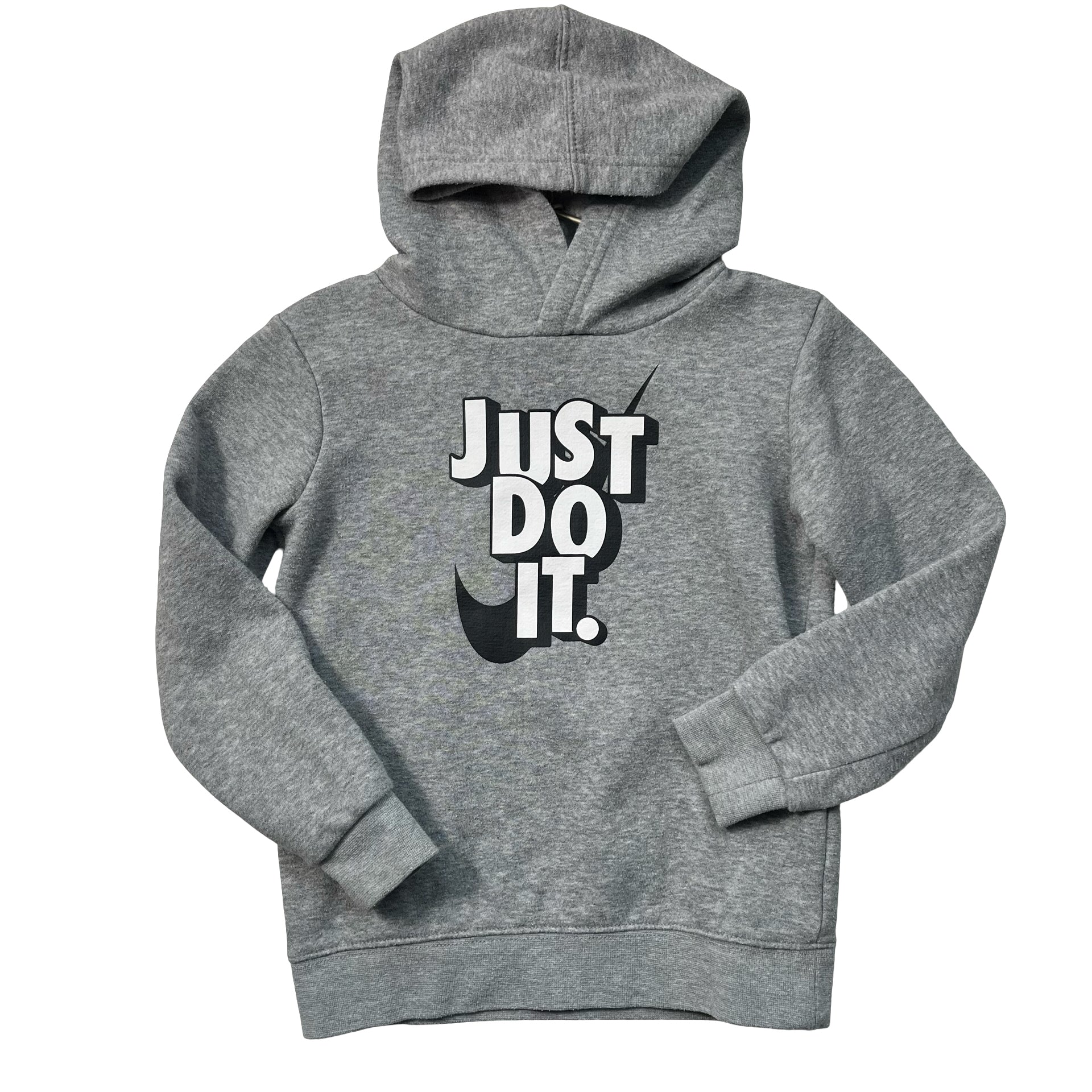 Nike Gray 'Just Do It' Hoodie - Size 4T - Bounce Mkt