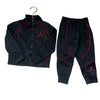 Nike Jordan Black & Red Trim Track Jacket & Jogger Set - Size 2 - Bounce Mkt