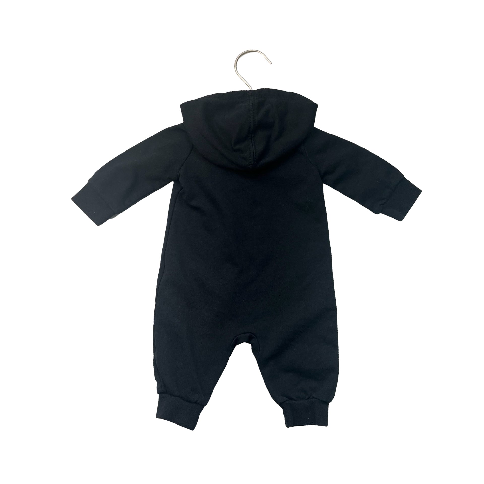 Nike Jordan Black & White Hooded One Piece - Size 0 - 3 Months - Bounce Mkt