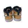 Nike Sky Jordan Gold, Black & Ivory High Top Sneakers - Size 5C - Bounce Mkt