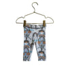 Nooworks White & Pastel Rainbow Print Leggings - Size 6 Mo - Bounce Mkt