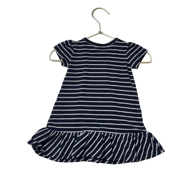 Nordstrom Baby Navy Striped Dress - Size 6 Mo - Bounce Mkt