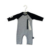 Nununu Gray & Black One - Piece with Tags - Size 3 - 6 Mo - Bounce Mkt