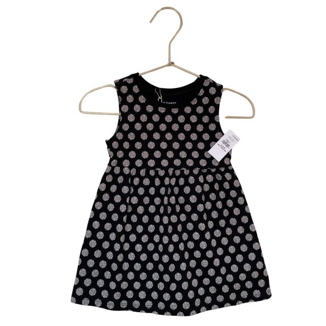 Old Navy Black Dot Dress with Tags - Size 12-18 Mo - Bounce Mkt