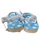 Old Navy Blue & White Daisy Print Sandals with Tags - Size 6 - Bounce Mkt