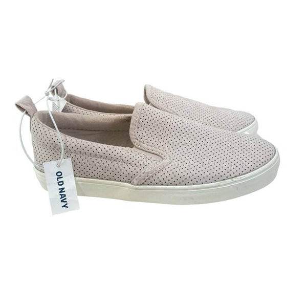 Old Navy Blush Faux Suede Slip - On Sneakers with Tags - Size 11 - Bounce Mkt