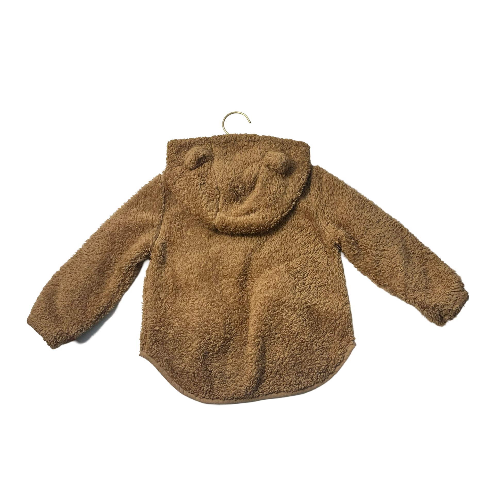 Old Navy Brown Sherpa Hooded Jacket - Size 4 - Bounce Mkt