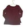 Old Navy Burgundy & Peach Heathered Ribbed Long Sleeve Shirt - Size S (6/7) - Bounce Mkt
