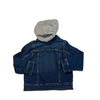 Old Navy Denim Jean Jacket, Gray Sweatshirt Hood - Size 3T - Bounce Mkt