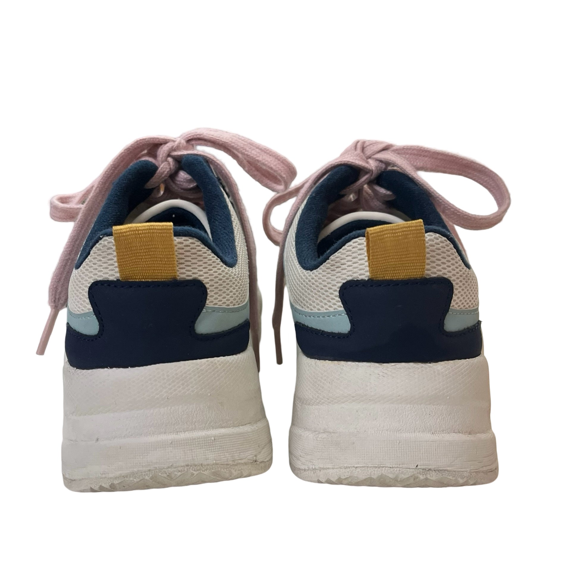 Old Navy Ivory, Yellow, Navy & Pink Sneakers - Size 3Y - Bounce Mkt