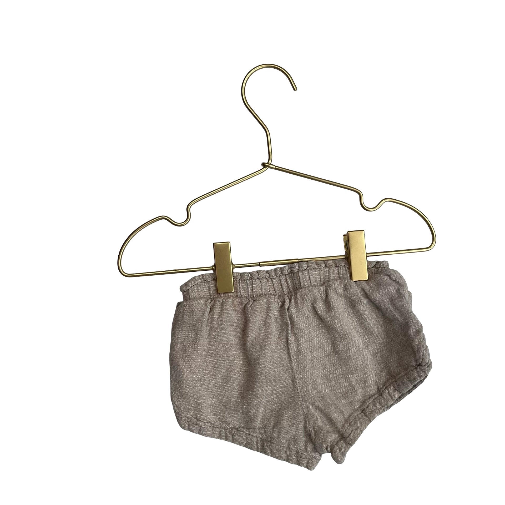 Old Navy Khaki Pull On Shorts - Size 18 - 24 Months - Bounce Mkt