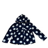 Old Navy Navy & White Dot Hooded Fleece Jacket - Size 3T - Bounce Mkt