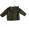 Old Navy Olive Jersey Lined Hooded Field Jacket - Size 6 - 12 Mo - Bounce Mkt