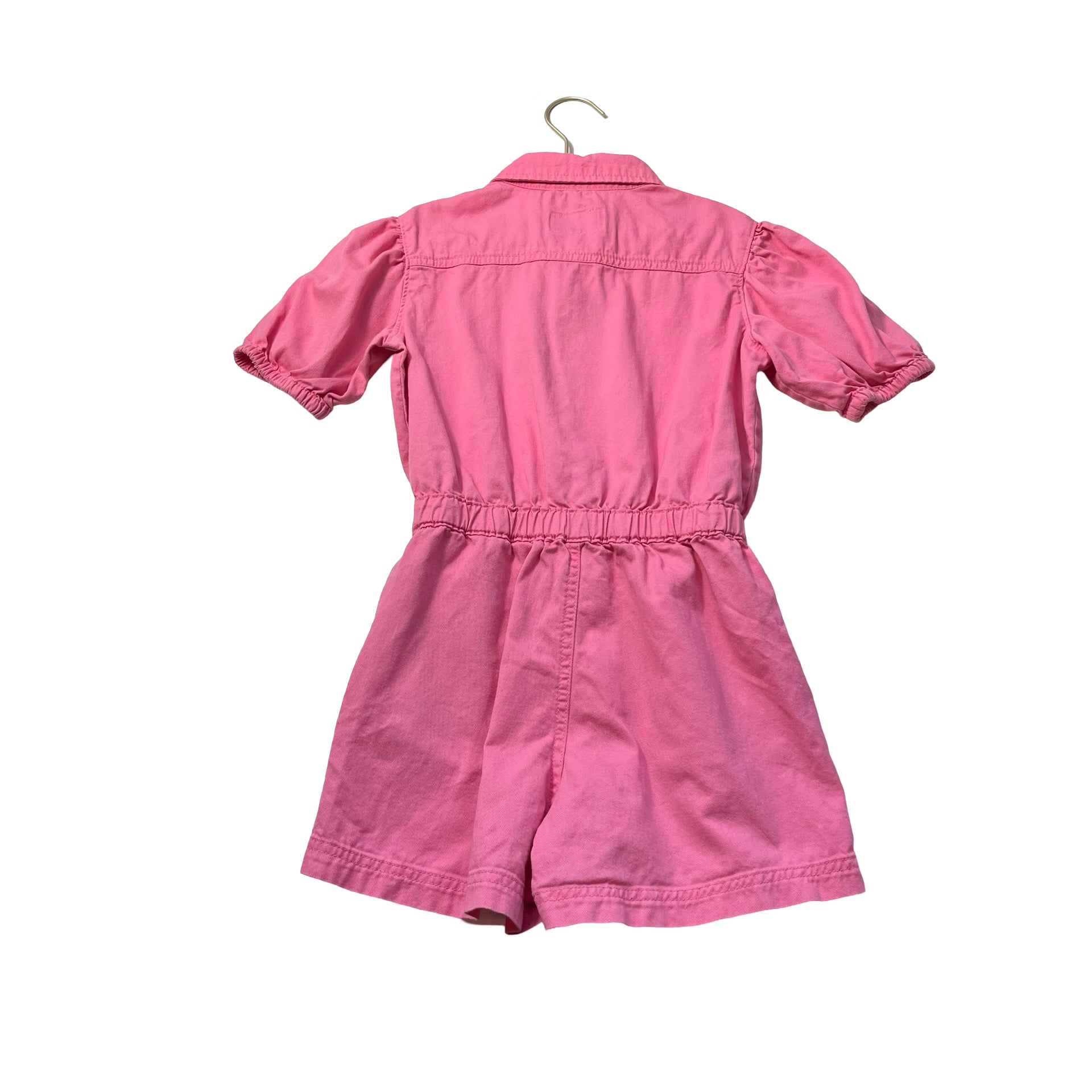 Old Navy Pink Button Down Short Sleeve Romper - Size L 10/12 - Bounce Mkt