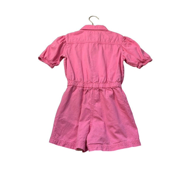 Old Navy Pink Button Down Short Sleeve Romper - Size L 10/12 - Bounce Mkt