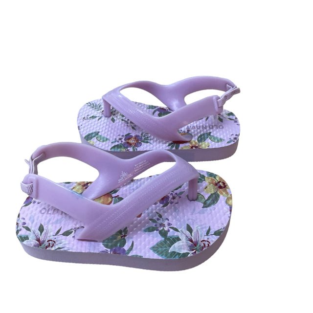 Old Navy Purple Flip Flops - Size 5 - Bounce Mkt