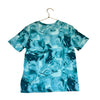 Old Navy Teal Swirl Short Sleeve Athletic Short Sleeve Shirt with Tag - Size M/8 - Bounce Mkt