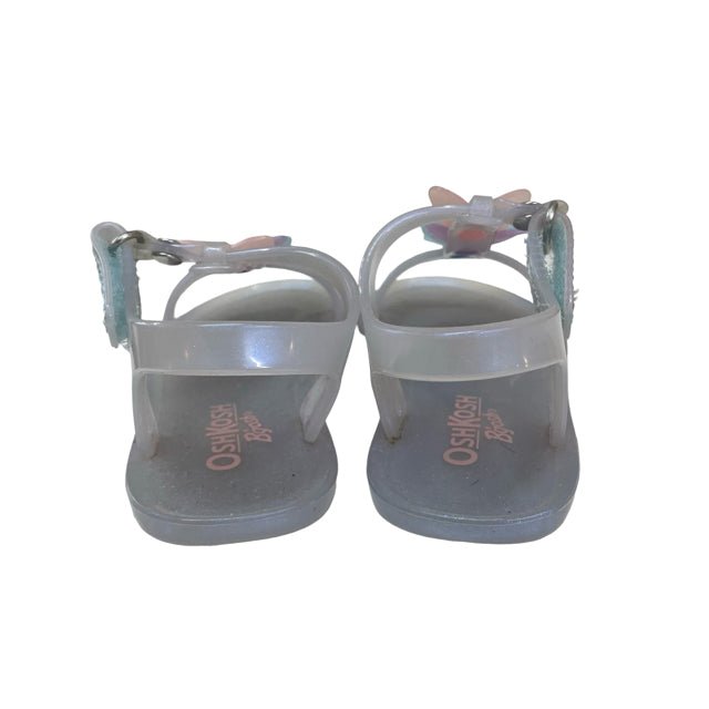 OshKosh Blue Butterfly Jelly Sandals - Size 6 - Bounce Mkt