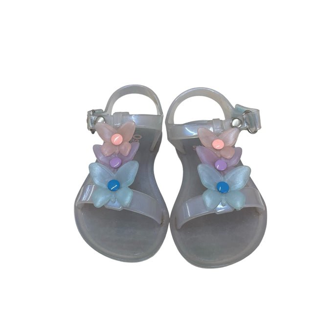 OshKosh Blue Butterfly Jelly Sandals - Size 6 - Bounce Mkt