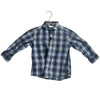 OshKosh Blue Plaid Button Down Shirt - Size 3T - Bounce Mkt
