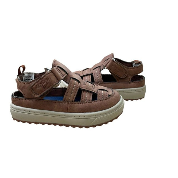 OshKosh Brown Closed Toe Sandals - Size 5 - Bounce Mkt