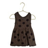 OshKosh Brown Polka Dot Sleeveless Sweater Dress - Size 18 Months - Bounce Mkt