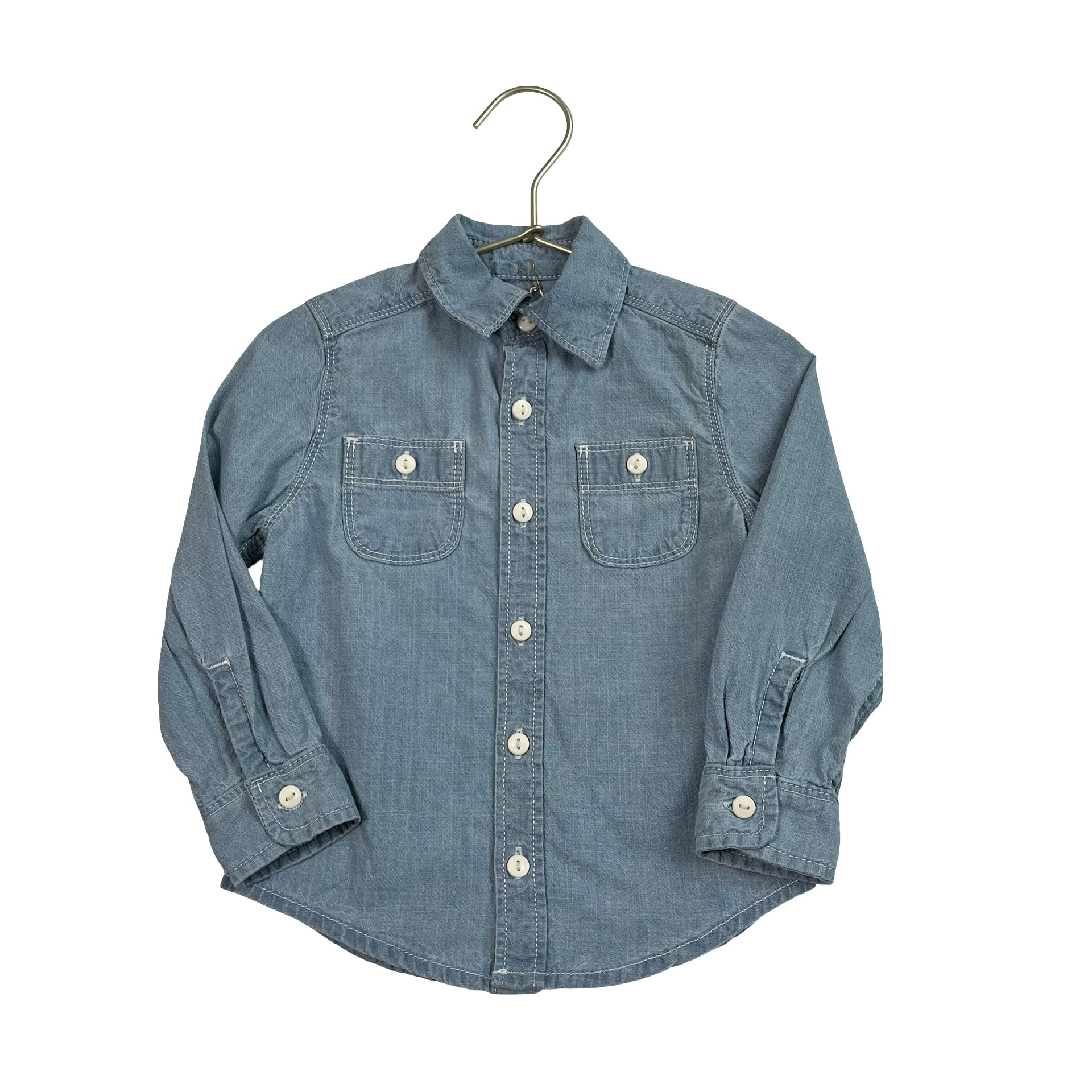 OshKosh Chambray Button Down - Size 2T - Bounce Mkt