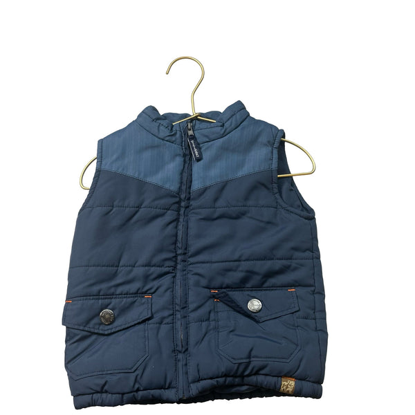 OshKosh Navy Puffer Vest - Size 24 Months - Bounce Mkt