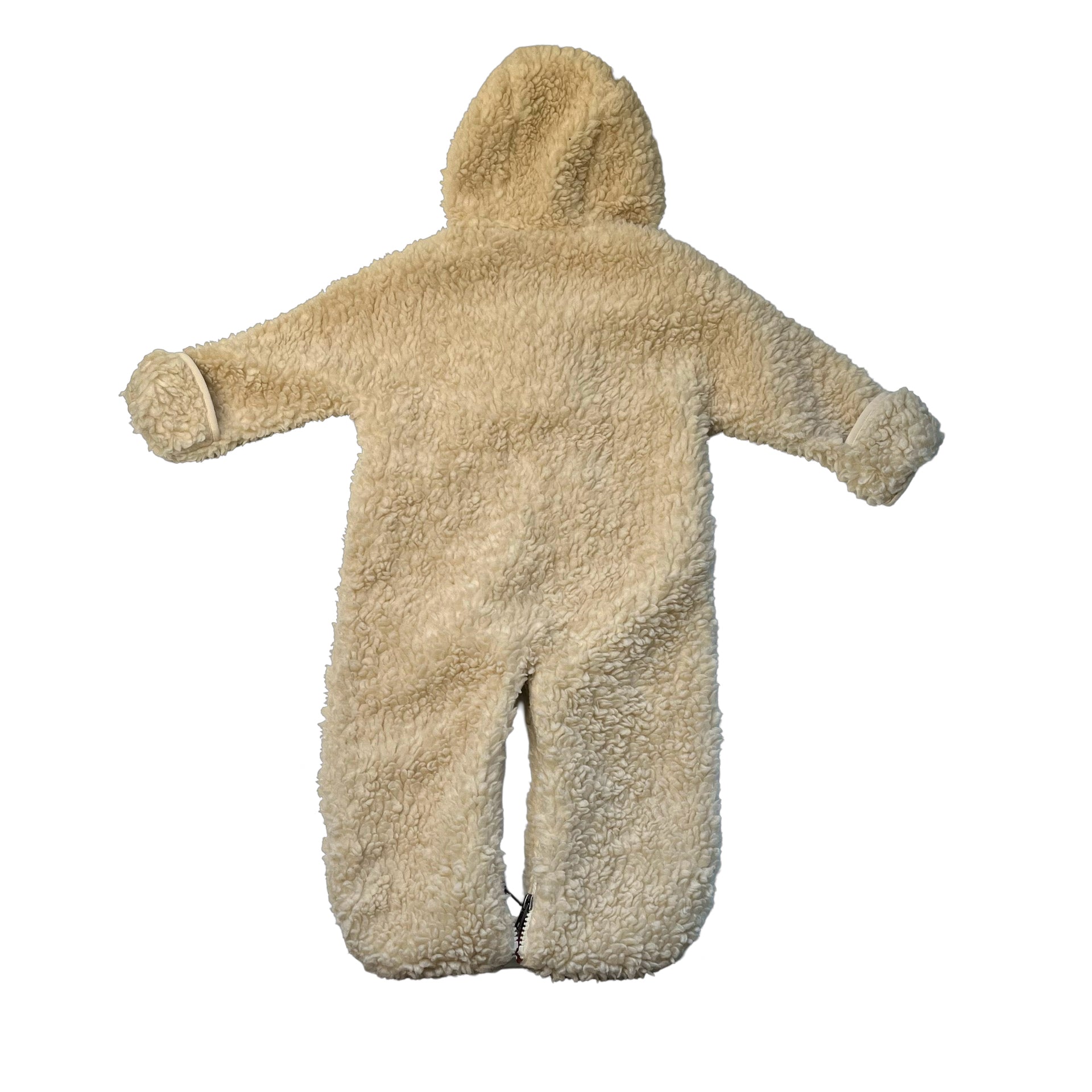 Patagonia Tan Sherpa Hooded Bunting - Size 3 - 6 Mo - Bounce Mkt