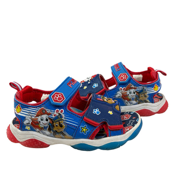 Paw Patrol Blue Light - Up Sandals - Size 11 - Bounce Mkt