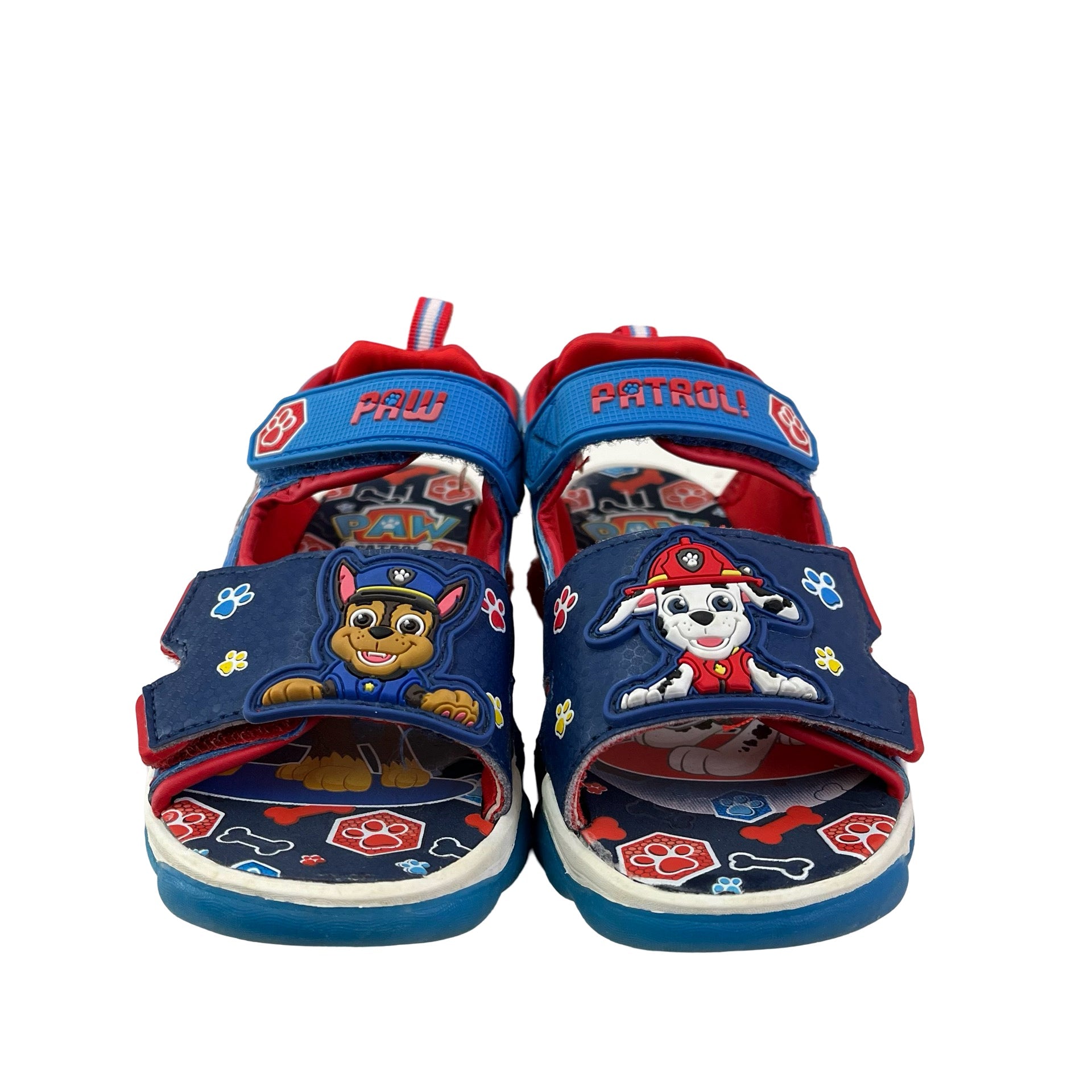 Paw Patrol Blue Light - Up Sandals - Size 11 - Bounce Mkt