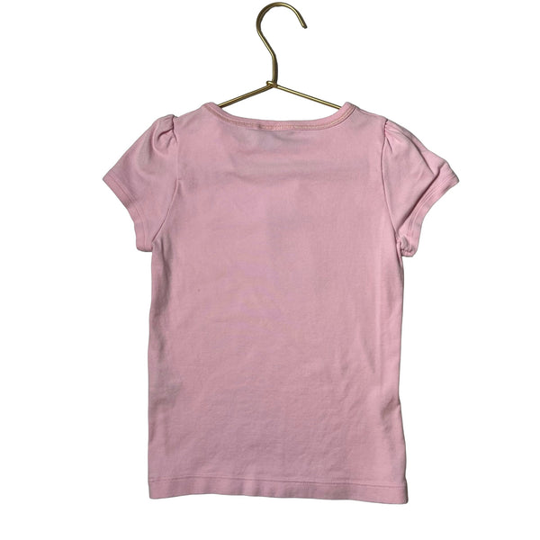 Petit Bateau Pink Bow Tee - Size 8A - Bounce Mkt