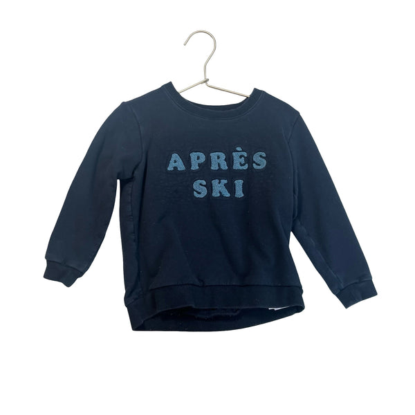 Petit Lem Navy 'Apres Ski' Sweatshirt - Size 5 - Bounce Mkt