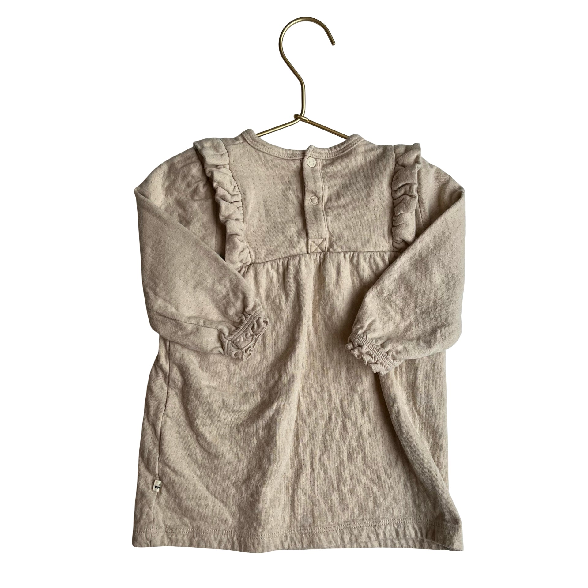 Petite Maison x NoNo Tan Cotton Dress - Size 12 Mo - Bounce Mkt