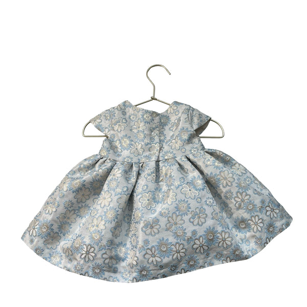 pippa and julie blue dress Pippa & Julie Metallic Blue Dress