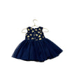 Pippa & Julie Navy & Gold Heart Tulle Skirt Dress - Size 12 Mo - Bounce Mkt